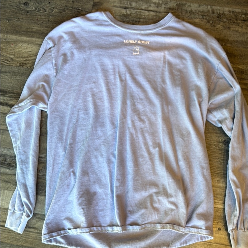 Lonely Ghost Light Purple Sweatshirt